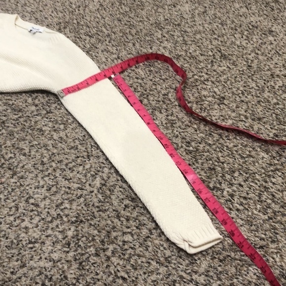 Madewell Seagrove Sweater Size XXS Cream Textured Knit Pullover - Picture 11 of 11